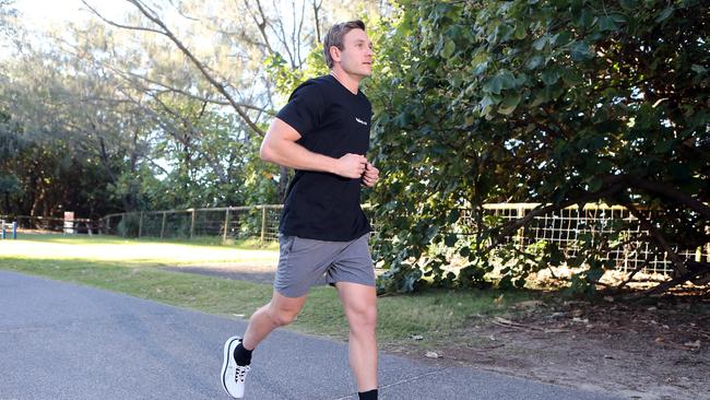 Brock Day is preparing for the Gold Coast Marathon. Picture by Richard Gosling