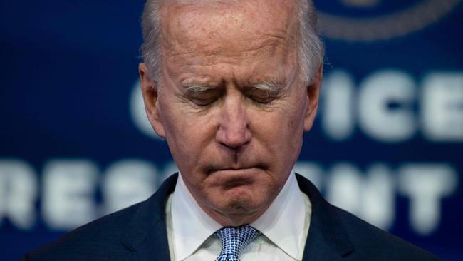 Joe Biden has slapped sanctions on China. Picture: Jim Watson / AFP