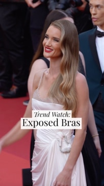 How To Wear The Red Carpet Exposed Bra Trend In 2023