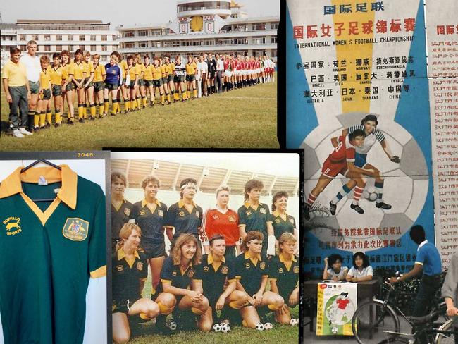 The Matildas were part of the 1988 ‘pilot’ World Cup, a far cry from the enormous tournament that the FIFA women’s showpiece has become.