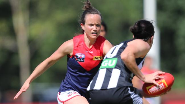 Daisy Pearce says finding a balance is crucial for AFLW players. Picture: Alex Coppel