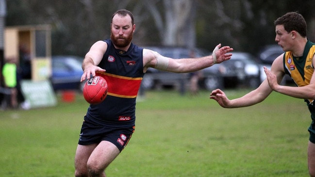 McLaren star Brett Ellis has put together another strong season in the GSFL. Picture: Stephen Laffer