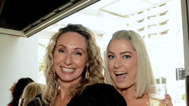 Anna Lee and Katie Jones at Ladies Charity Christmas lunch at Moo Moo Restaurant and Bar, Broadbeach. Regina King
