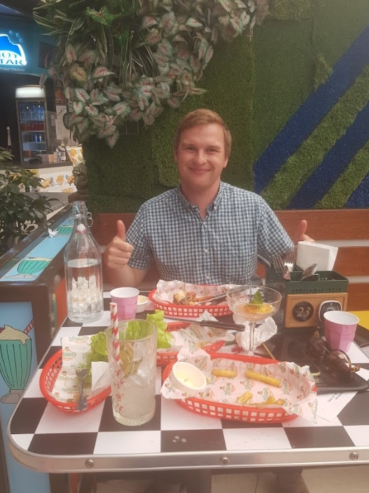 Alasdair Belling and his wife went to Karen's Diner in Surfers Paradise.