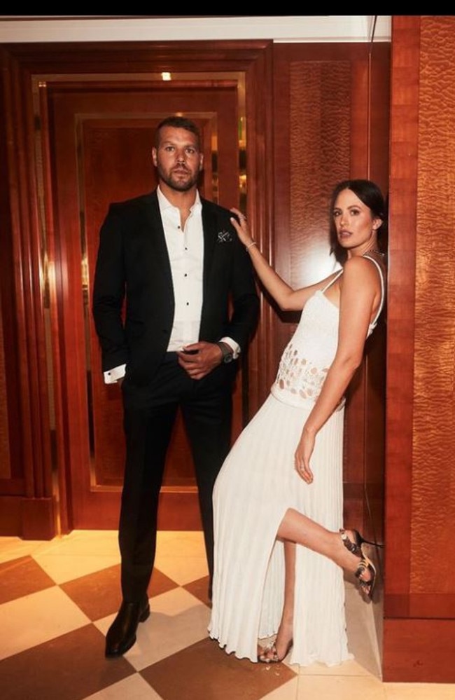 Buddy and Jesinta Franklin were married in 2017 in the Blue Mountains, NSW. Picture: Instagram