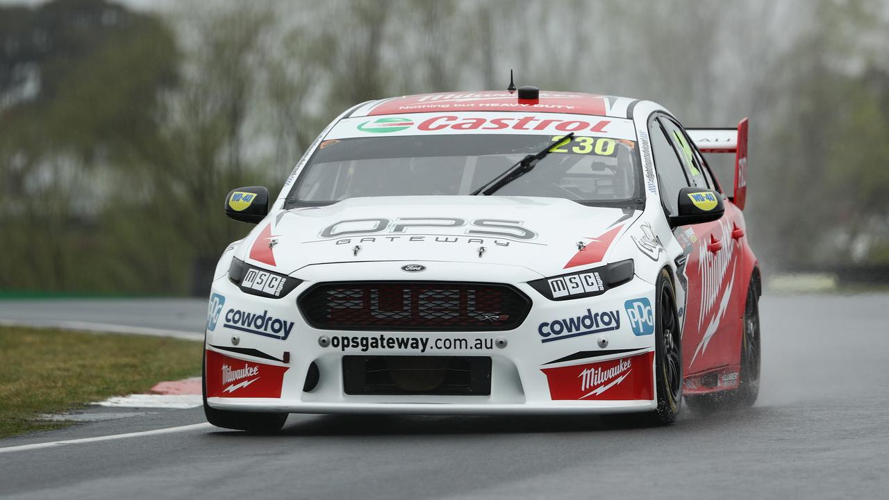 Will Davison was fastest in a wet Practice 1 for the 2018 Bathurst 1000.