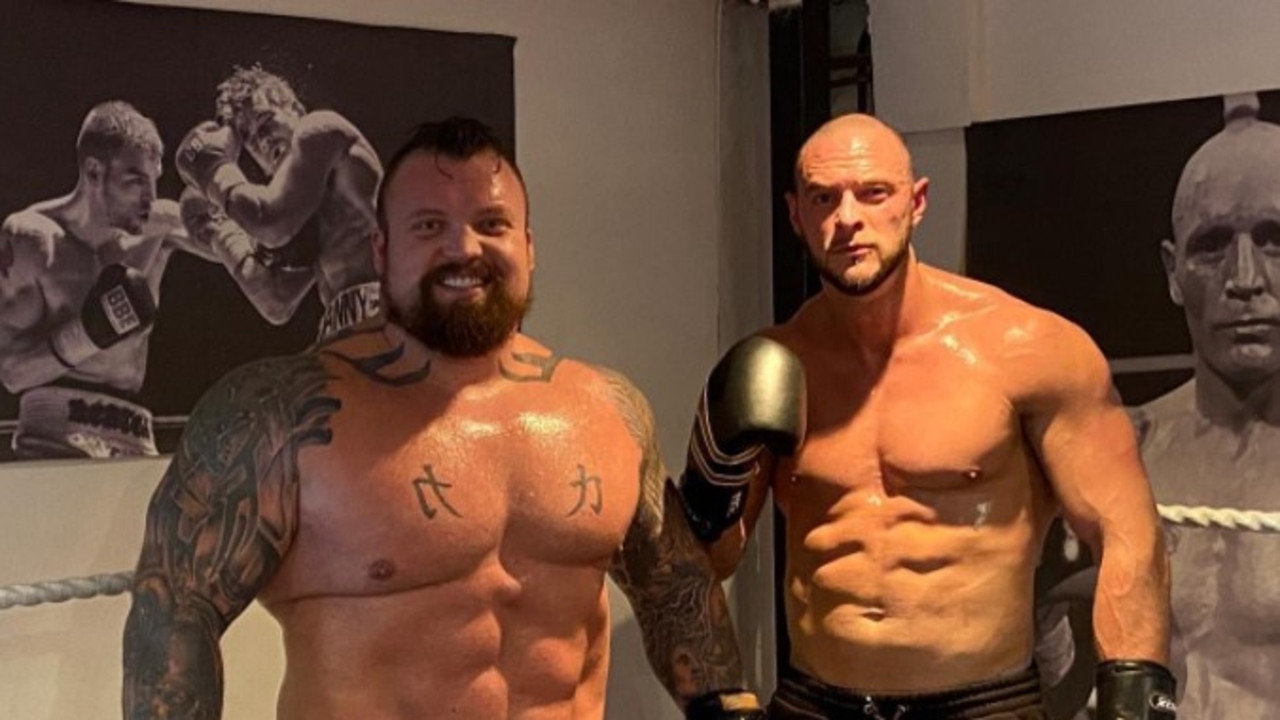 Boxing 2022 Hafthor Bjornsson Vs Eddie Hall, when is it on? strongman fight date, insane 60kg body transformation