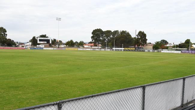 Alberton Oval, as seen from the members’ wing. Picture: Roger Wyman.