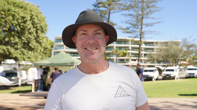 Joseph Braund at the 49th Annual Pa &amp; Ma Bendall Memorial Surfing Contest held at Moffat Beach in Caloundra on April 8, 2023. Picture: Katrina Lezaic