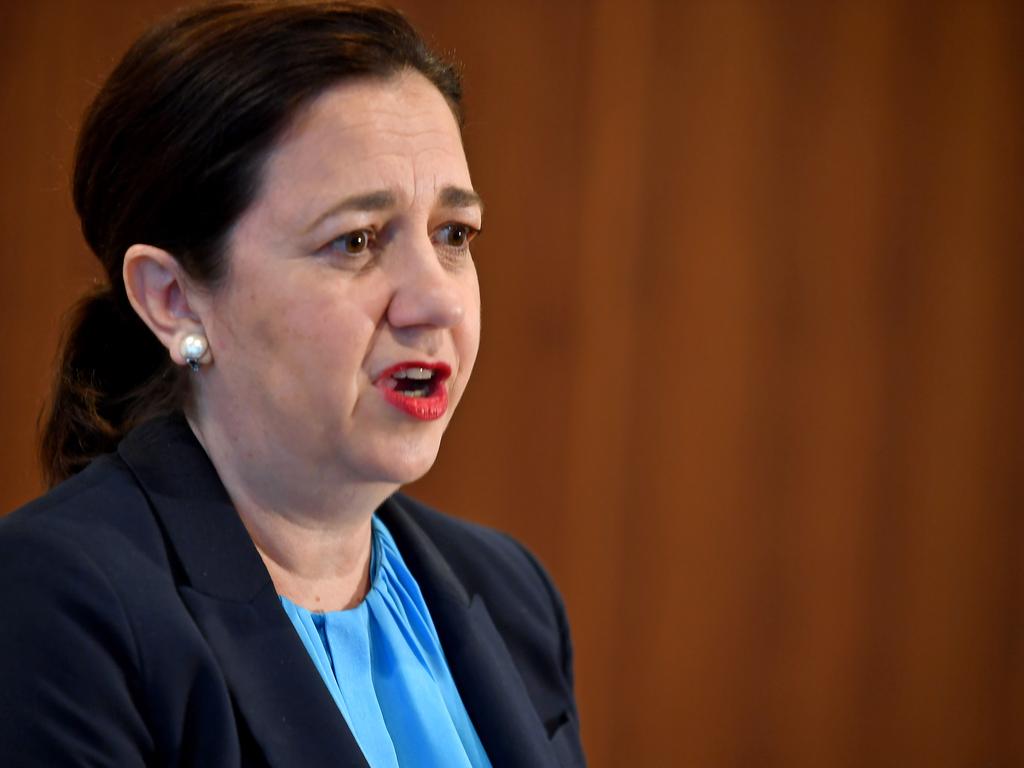 Premier Annastacia Palaszczuk pleaded for help from the PM in January. Picture: NewsWire / John Gass