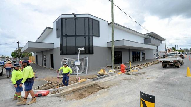 The new building on the corner of Kemp and Archer Streets will house a Crossfit centre. Picture: Chris Ison ROK281117cbuilding1