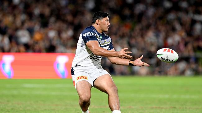 Jason Taumalolo used to box as a kid. (Photo by Bradley Kanaris/Getty Images)