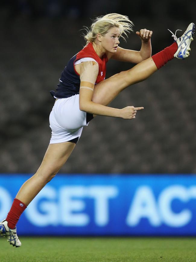 Tayla Harris has helped put AFLW on the map.