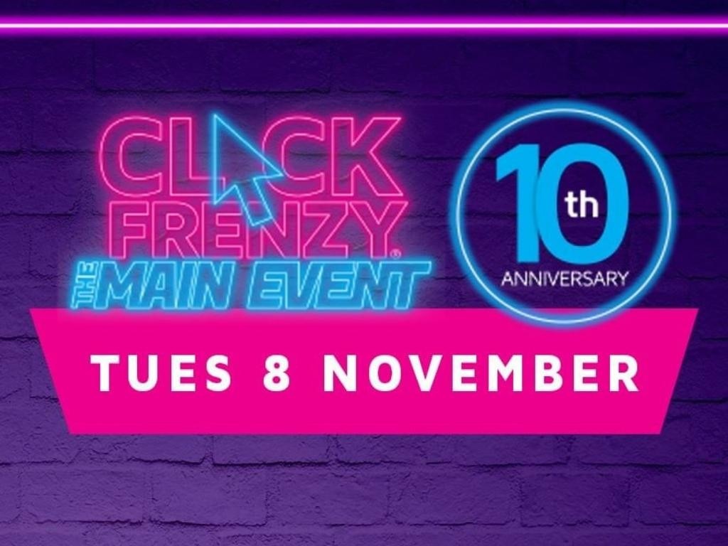 Click Frenzy The Main Event is back on Tuesday November 8.