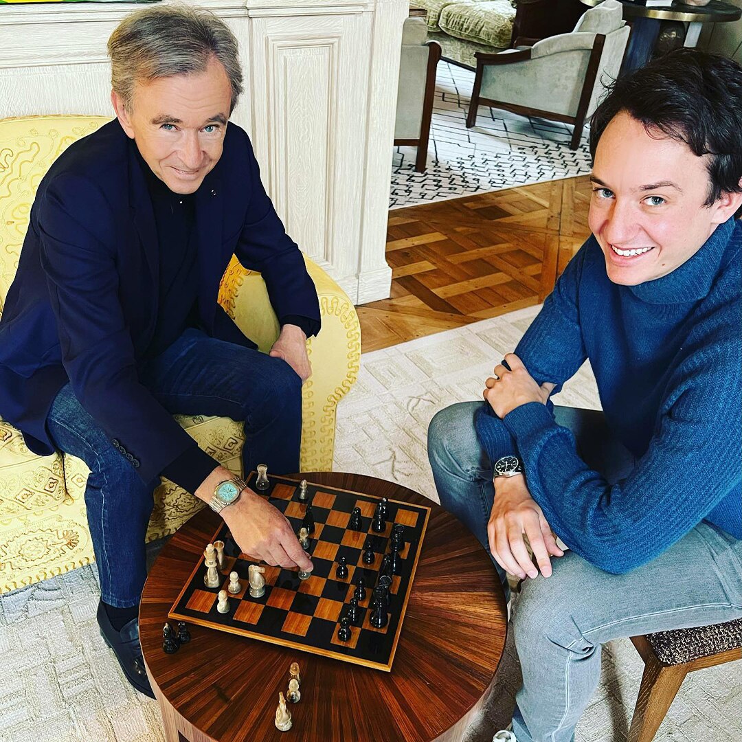 <p><em>Image credit: Instagram, @frederic.arnault</em></p><p><strong>Bernard Arnault</strong></p><p>&nbsp;</p><p>Of course, the richest man in fashion is not just going to have <em>any</em> Patek Philippe x Tiffany &amp; Co. If the original Nautilus wasn&rsquo;t enough for you, try this (likely one-of-one) Perpetual Calendar 5740. A club within a club.</p>