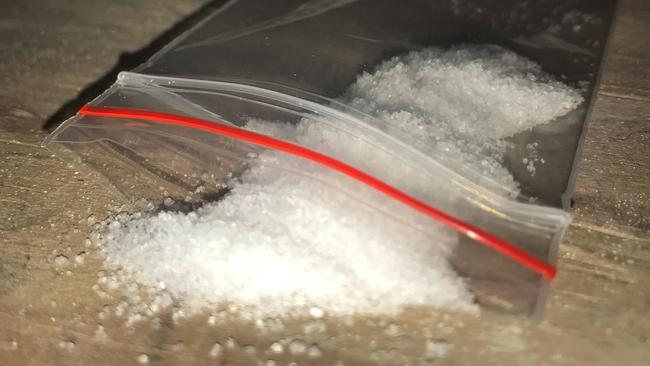 Police will allege they found one kilogram of ice and opium in the car as it was driven away from the alleged drug lab.