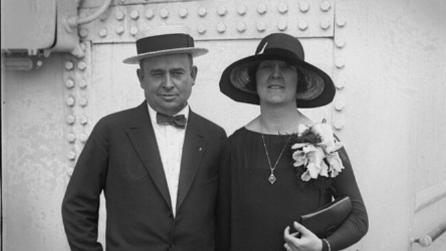 Luna Park visionary “Jaydee” Williams and his wife Ethel. Picture: State Library of Victoria