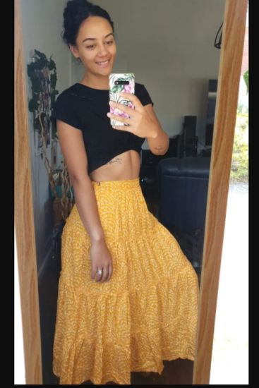 Mustard on sale skirt kmart