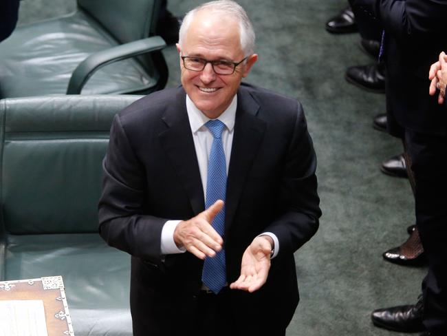 Australia's Prime Minister Malcolm Turnbull denies he was “gloating” about the result that has been hugely damaging for some people following a bitter debate. Picture: AFP PHOTO / SEAN DAVEY