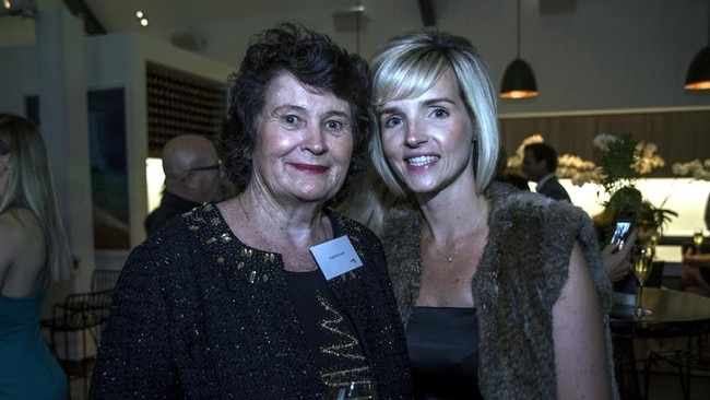 Billionaire Angela Bennett with Terri Ann McLarty.