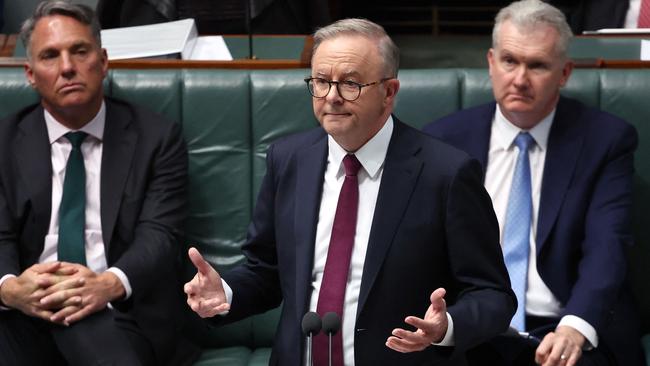 Prime Minister Anthony Albanese says he accepts the referendum result and will await consultation with Indigenous Australians on next step. Picture: David Gray / AFP