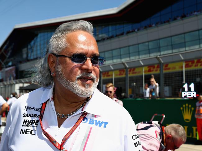 Vijay Mallya is the former owner of the defunct Force India Formula One Team. Picture: Mark Thompson/Getty Images