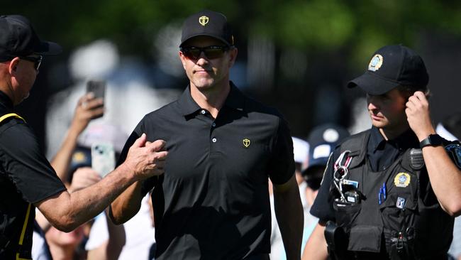 Adam Scott is not giving up on winning the Presidents Cup. Picture: Minas Panagiotakis/Getty Images/AFP