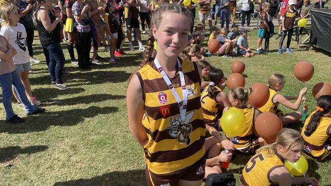 The Aspley Hornets competition best and fairest player Taylor McLeod, while Aspley's Arahi Walker was named BoG