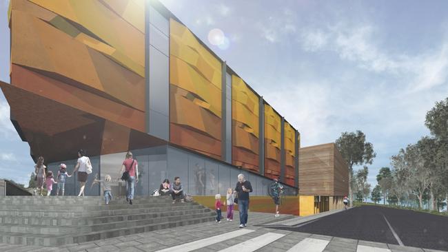 Designs for Yarra Ranges Council office redevelopment.