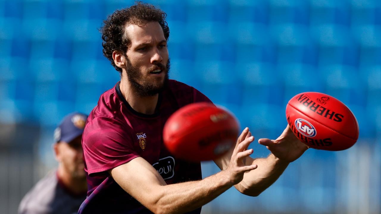 Despite his good form, Darcy Fort has been dropped from Brisbane’s 22. Picture: Michael Willson / AFL Photos via Getty Images