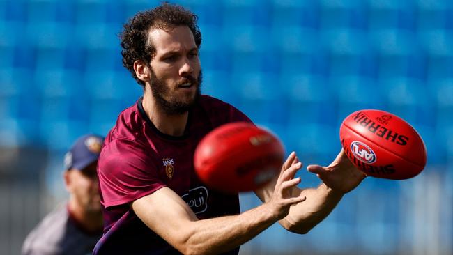 Despite his good form, Darcy Fort has been dropped from Brisbane’s 22. Picture: Michael Willson / AFL Photos via Getty Images