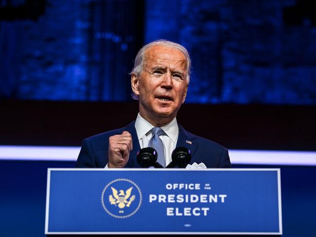 US President-elect Joe Biden. Picture: Chandan Khanna/AFP