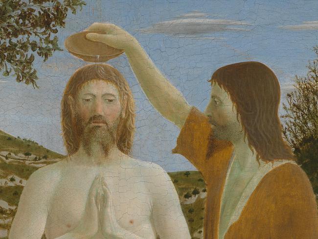 Full title: The Baptism of Christ Artist: Piero della Francesca Date made: 1450s