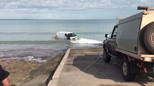 Van versus ocean