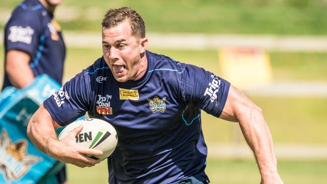 Brenton Lawrence? at Gold Coast Titans training at Parkwood on November 28, 2017. Picture: Supplied