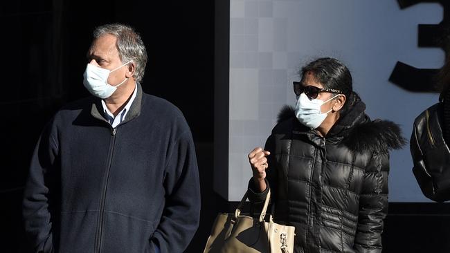 Kandasamy and Kumuthini Kannan at the Supreme Court. Picture: Andrew Henshaw