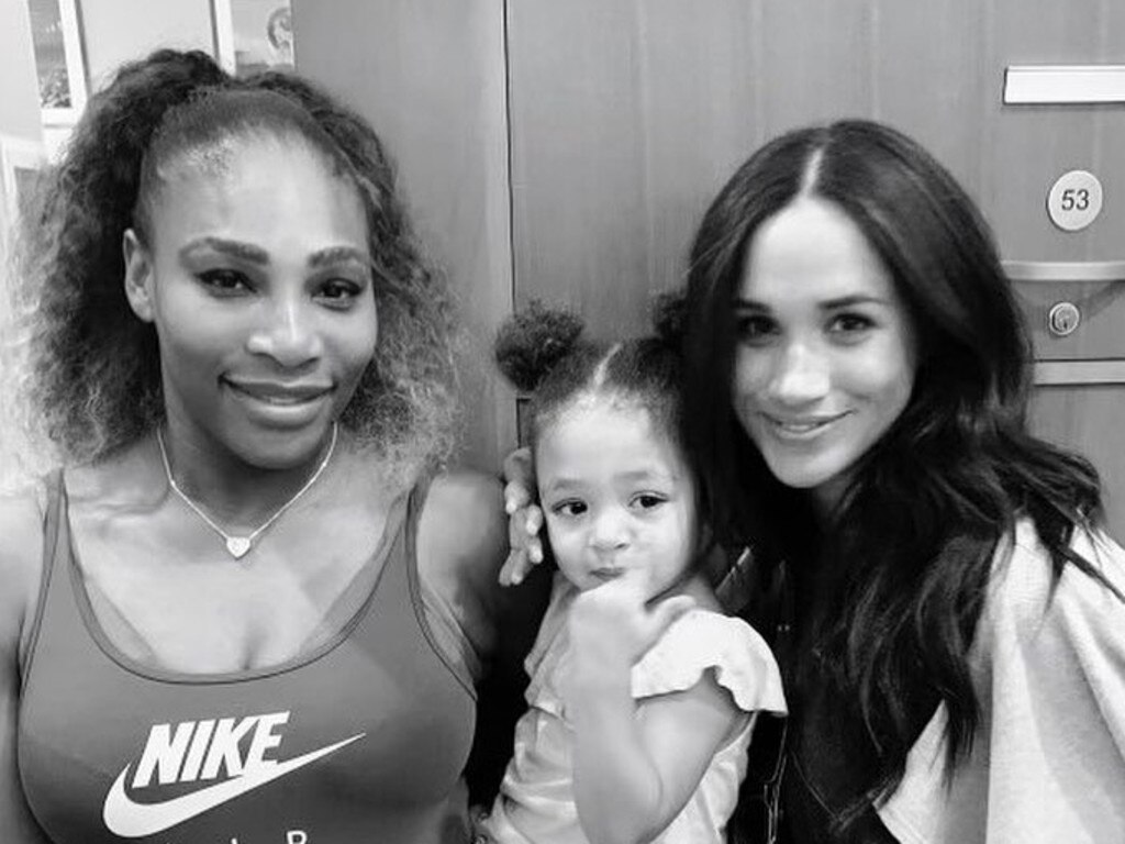 Friend and tennis star Serena Williams was Meghan’s first guest on Archetypes. Picture: Instagram