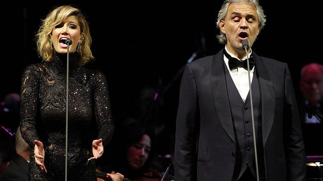 Delta Goodrem has been a special guest on Andrea Bocelli’s previous tours. Picture: NCA.