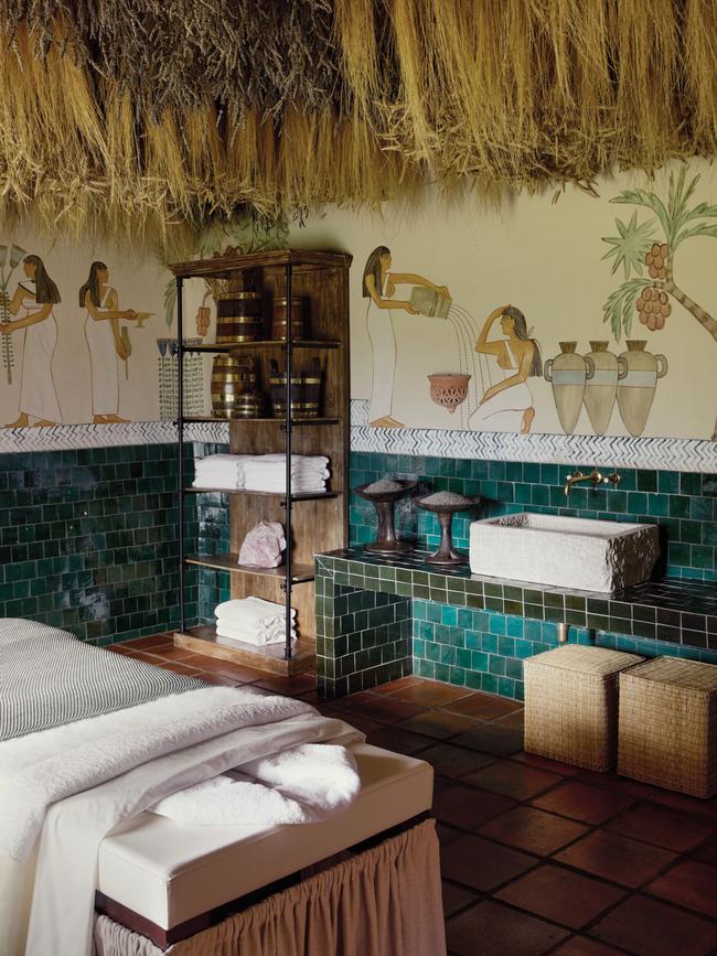 The aromatherapy room at Sterrekopje. Picture: Elsa Young.