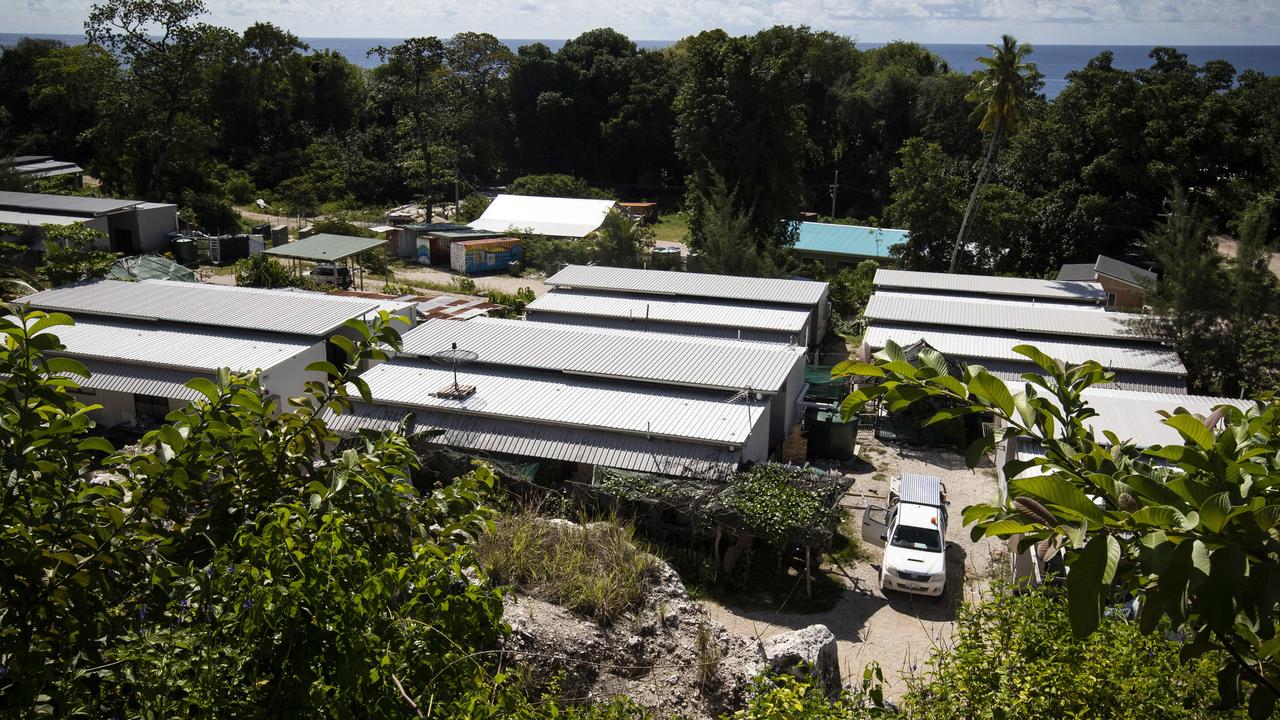 Australia’s refugee camp on the Pacific atoll of Nauru . Picture: Jason Oxenham/Pool Photo via AP.