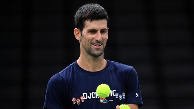 Novak Djokovic won’t play in the Australian Open. Picture: Getty Images