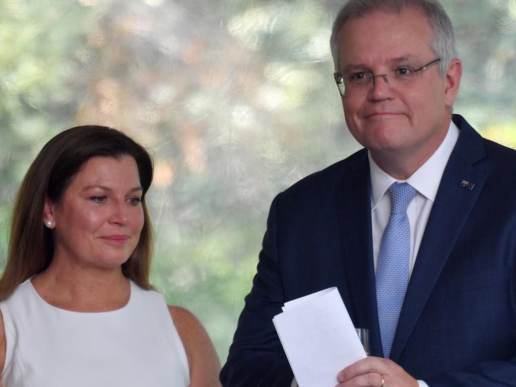 Prime Minister Scott Morrison said he had witnessed ‘first hand’ how debilitating endometriosis could be for his wife Jenny.