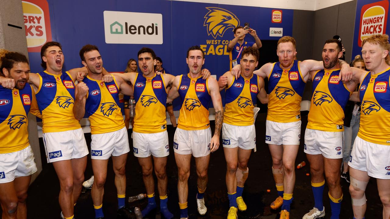 The Eagles stunned the Dogs. Picture: Michael Willson/AFL Photos