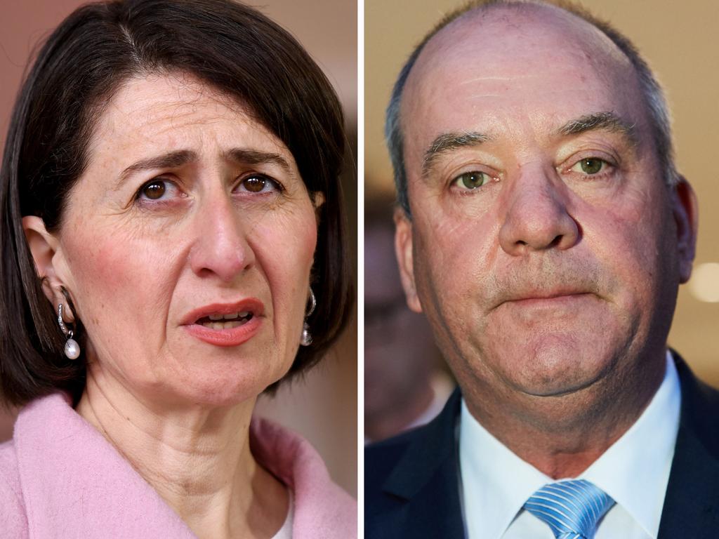 Gladys Berejiklian and Daryl Maguire. Picture: Newswire; AAP