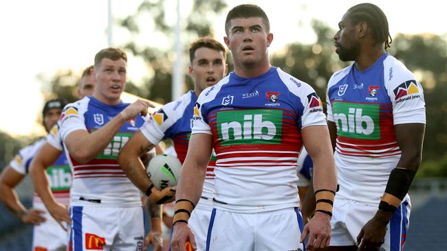 Newcastle’s Bradman Best had a barnstorming game against Penrith at Campbelltown Stadium on Sunday. Picture: Getty Images