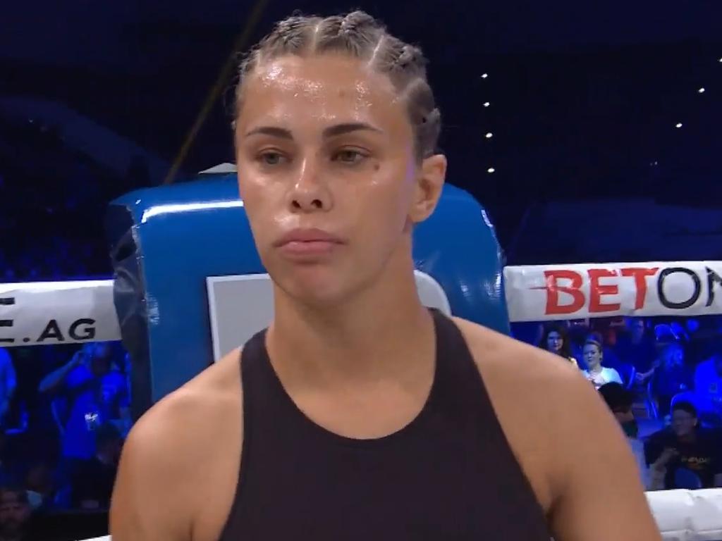 Paige VanZant makes her debut. Photo: BKFC, FITE.