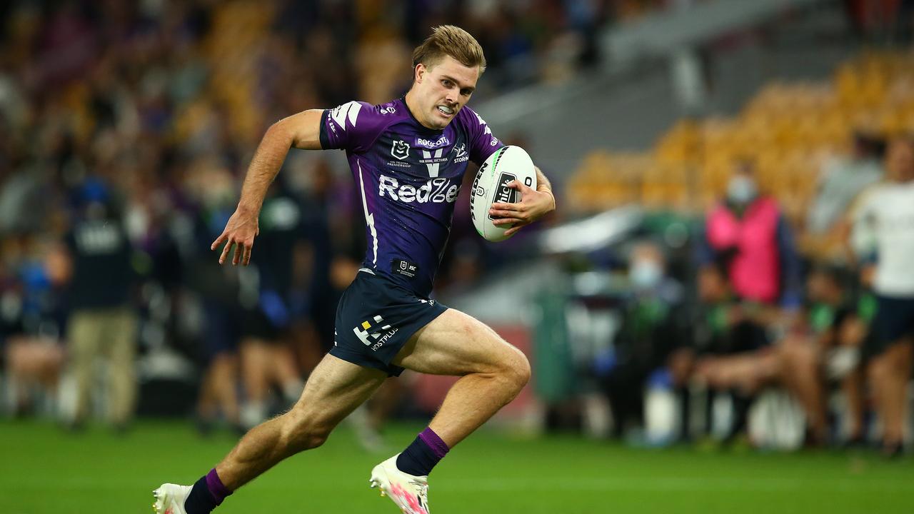 Craig Bellamy says Ryan Papenhuyzen is the “deal” man for the NSW Origin bench spot. (Photo by Jono Searle/Getty Images)