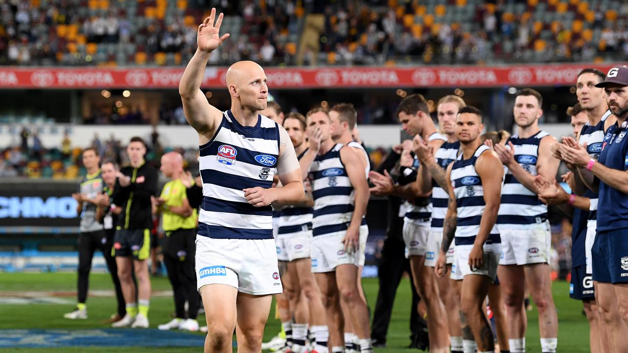 Geelong will be without superstar Gary Ablett Jnr after his retirement after last year’s grand final loss. Picture: Bradley Kanaris/AFL Photos/via Getty Images