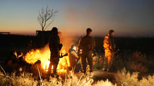 Anti-government fighters take over the airport of the northern Syrian town of Minagh. Picture: Rami al Sayed/AFP