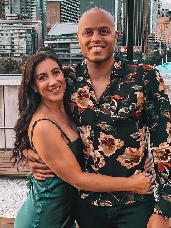 A Melbourne business woman has revealed strangers claimed her husband is ‘too hot’ for her. Picture: Supplied/Ali Clarke